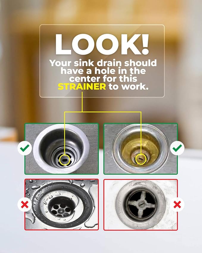 K&J Kitchen Sink Strainer Stopper
