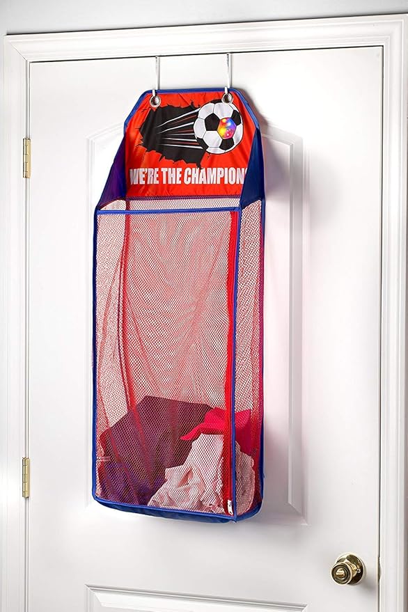 Store & Score Over The Door Hanging Kids Fun LED Basketball Light-Up