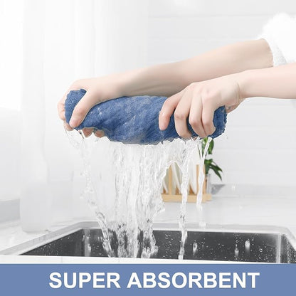 Homaxy Premium Cotton Kitchen Towels 16"x 28", Large Natural Ring Spun 390 GSM