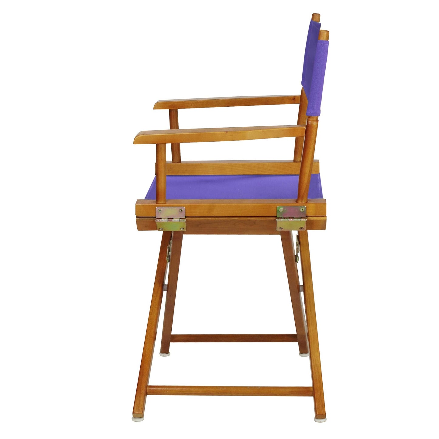 Casual Home 200-55/021-41 Honey Oak Director Chair 18" - Classic Height OakFrame/Purple Canvas