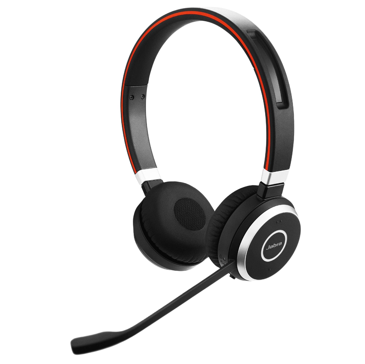 Jabra Evolve 65 UC Stereo Wireless Bluetooth Headset/Music Headphones Includes Link 360 (U.S. Retail Packaging)
