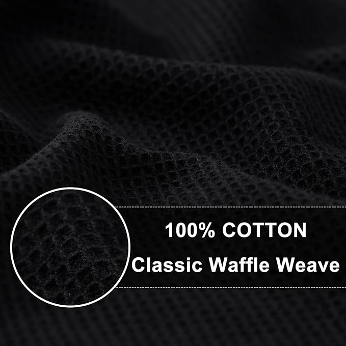 Homaxy 100% Cotton Kitchen Towels and Dishcloths Set