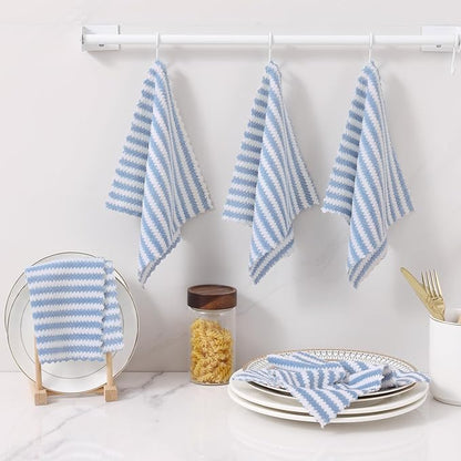 Homaxy 12 Pack Kitchen Dish Cloths, Ultra Soft and Absorbent Dish Towels