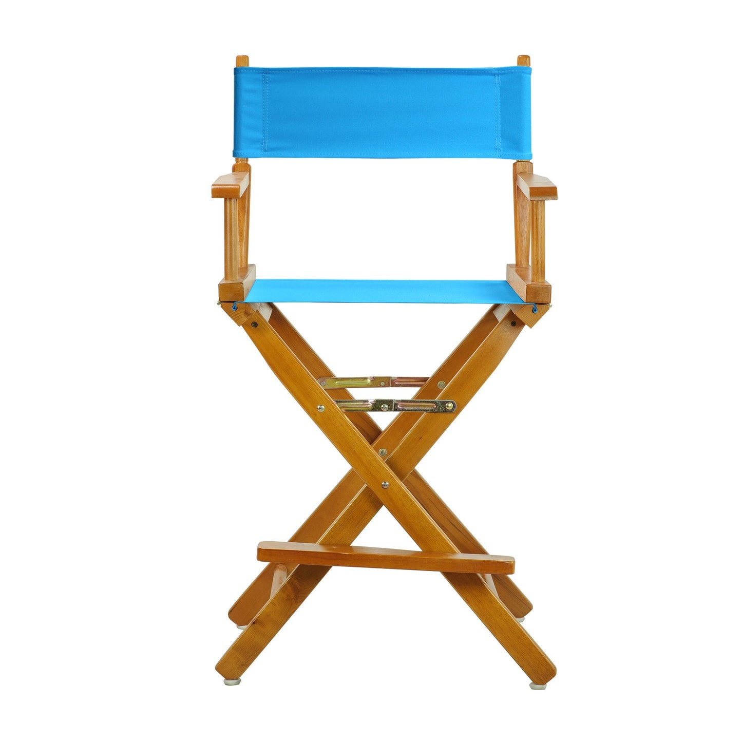 Casual Home 220-05/021-27 Director Chair 24" - Counter Height Honey OakFrame/Turquoise Canvas