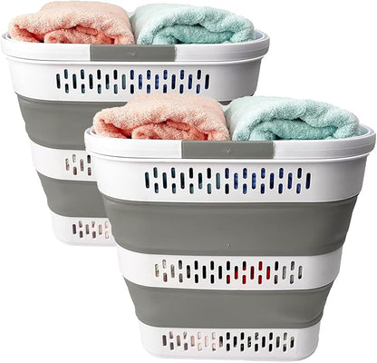 SAMMART 38L Collapsible Laundry Basket