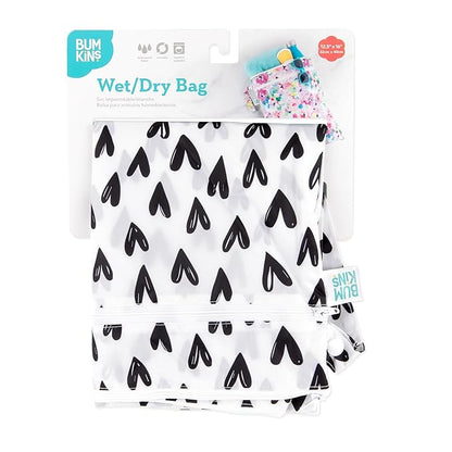 Bumkins Waterproof Wet Dry Bag for Baby, Swim Suit, Cloth Diapers, Pump Parts