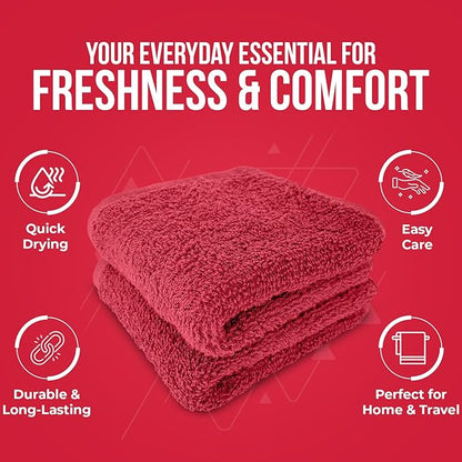 DAN RIVER 24 Pack Wash Cloths for Showering