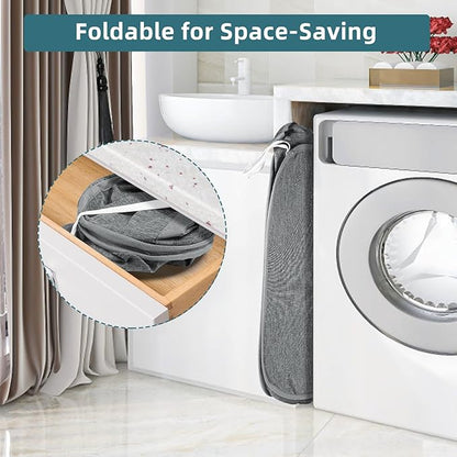 Collapsible Laundry Baskets, Tear Proof Pop Up Laundry Hamper