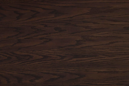 Signature Design by Ashley Haddigan Traditional Upholstered Dining Room Bench, Dark Brown