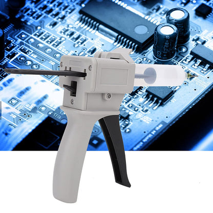 Dispenser Glue Gun, 30ml Manual Dispenser Glue Gun Plastic Manual Single Tube Handle Tool for Pressing Squeezing