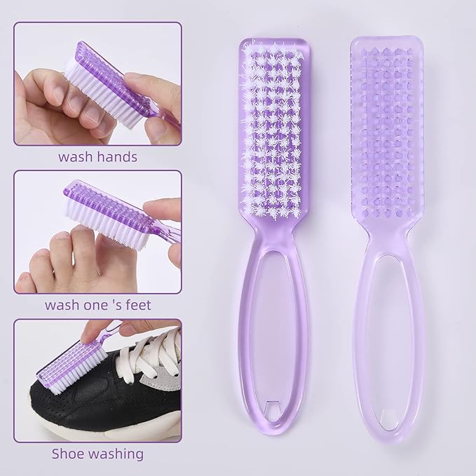 Yebeauty Nail Brush Fingernail Cleaner, 4 Pack Hand Scrub Cleaning Brush