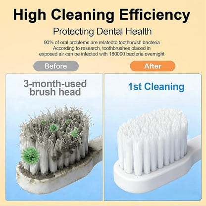 Toothbrush Holder and Cleaner Razor Holder/Dryer Light Cleaning and Air Drying
