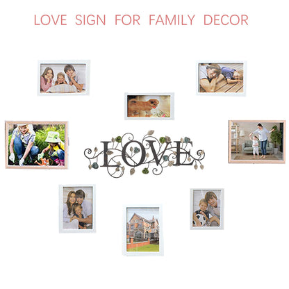 28.75" W Love Signs for Home Decor, Metal wall decor (Love Style)