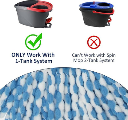 4 Pack Mop Head Replacement Compatiable