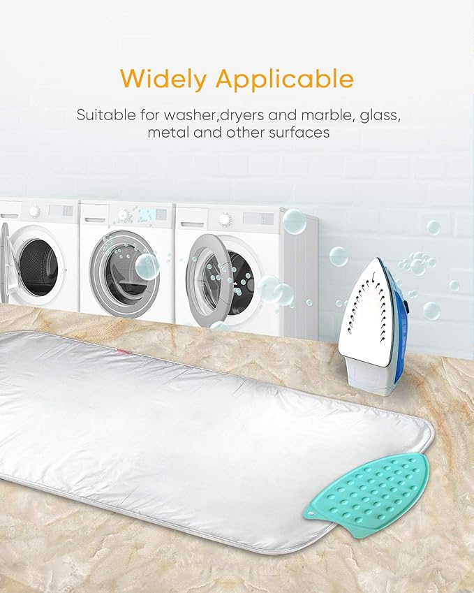 Ironing Mat Ironing Blanket, Upgraded Thick Portable Travel Ironing Pad