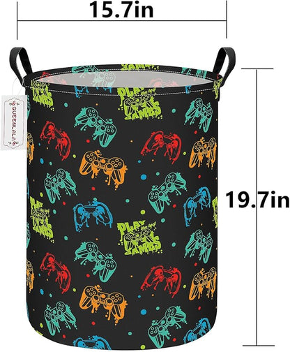 QUEENLALA Large Storage Basket, Laundry Hamper/Bathroom/Home Decor/Collapsible