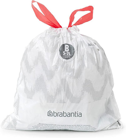 Brabantia PerfectFit Trash Bags Thick Plastic Trash Can Liners