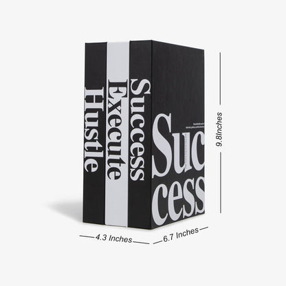 TwoDays Motivational Office Decor: Modern Decorative Books (Set of 3), 6.7 x 9.8 x 1.4 inches