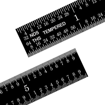 PEC Tools 6" Flexible Machinist Rule, Designed for High-Accuracy Industrial Environments, Made in USA