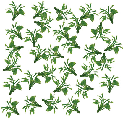 OrgMemory Mini Model Grass, 200 Pcs, Mixed Model Plants, Miniature Plants for School Project DIY Miniature Colorful Flower