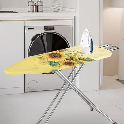 Yellow Sunflower Ironing Board Cover Art Floral Iron Pad Covers Padding