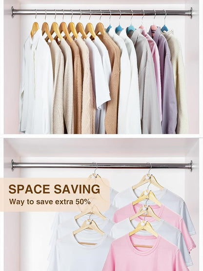 Smartor Clothes Hanger Connector Hooks 30 Pack, Closet Storage and Organization