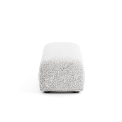 Furniture of America Tatiana Modern Boucle Modular Rectangular Ottoman for Living Room, Office, Free-Combined, FSC & Oeko TEX Certified, Light Gray