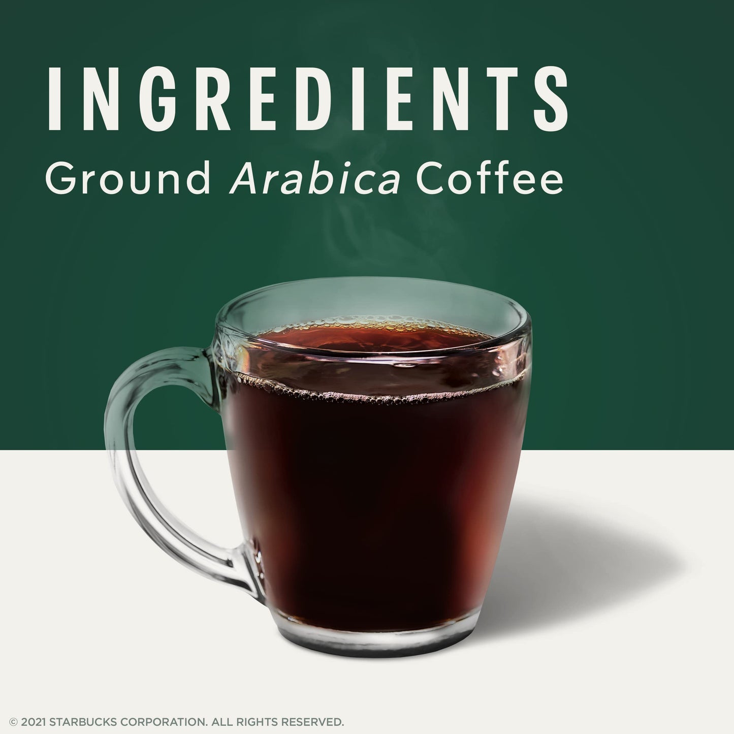 Starbucks Ground Coffee, Medium Roast Coffee, Pike Place Roast, 100% Arabica, 6 bags (12 oz each)