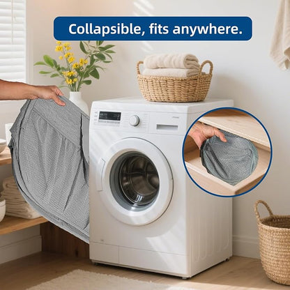 Collapsible Laundry Baskets, Tear Proof Pop Up Laundry Hamper