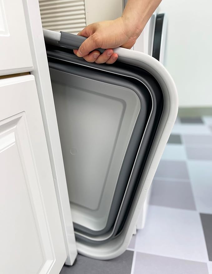 SAMMART Collapsible Plastic Laundry Basket