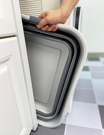 SAMMART Collapsible Plastic Laundry Basket
