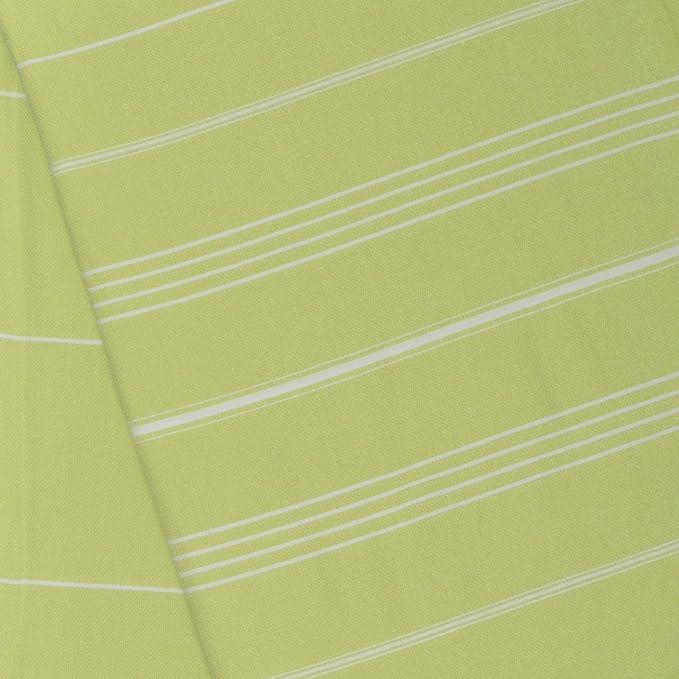 Bersuse Towels Anatolia XL Beach Blanket Throw Blanket Turkish Towel 100% Cotton Extra-Large Quick-Dry Lightweight Premium Peshtemal Towel - 61x82 Inches, Pistacho Green (Set of 6)