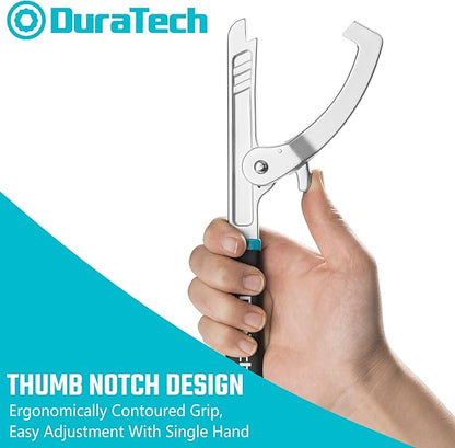 DURATECH Sink Strainer Lock Nut Wrench, Adjustable up to 4-3⁄4" Capacity