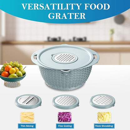 4 in 1 Colander with Mixing Bowl Set, Colander