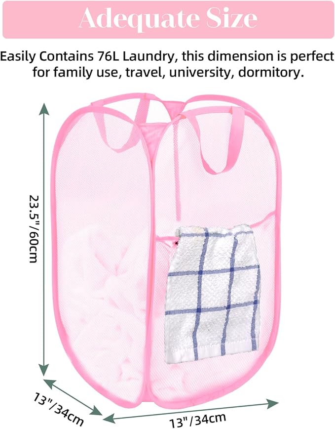 Durable Collapsible Laundry Baskets