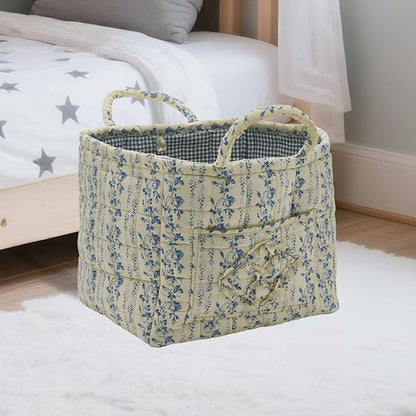 Quilted Fabric Storage Basket
