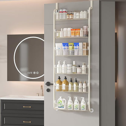 MIAOLI Over the Door Pantry Organizers and Storage, 6-Tier Spice Rack, Home &