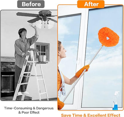 Ceiling Fan Cleaner Duster Reusable Microfiber Ceiling Fan Blade Cleaner