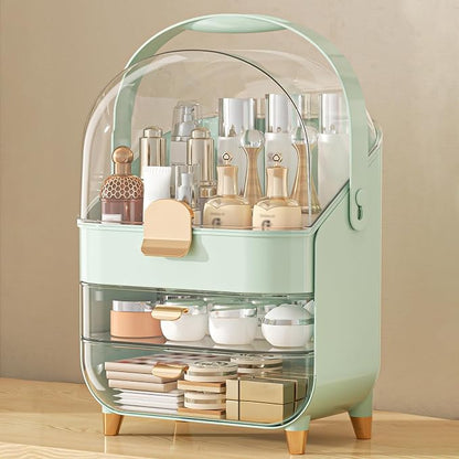 Anylady Makeup Organizer Countertop, Skincare Holder Bathroom Counter Organizer, Storage Box Cosmetic Display Cases, Teen Girl Gifts Make up Organizers for Vanity, Dresser