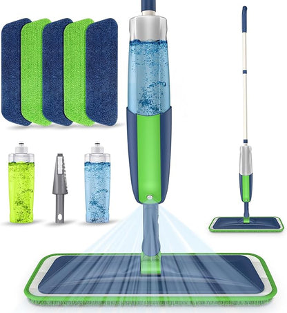 Spray Wet Mops for Hardwood Floor Cleaning: MEXERRIS Floor Mop