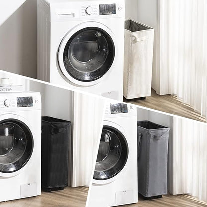Slim Rolling Laundry Basket, Slim Laundry Hamper