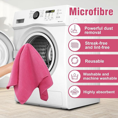 Extra Large Microfiber Cleaning Cloth 30 x 20 Inch Reusable Thick Cleaning