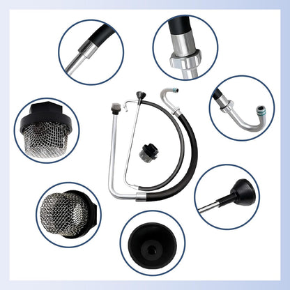 2025 New Stainless Steel Suction Hose, Airless Paint Sprayer Accessories, Compatible With Graco 395 490 495 595 And T300 500 Airless Spraying/Line Painting Machine