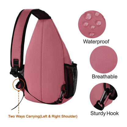 MOSISO Sling Backpack, Multipurpose Crossbody Shoulder Bag Travel Hiking Daypack
