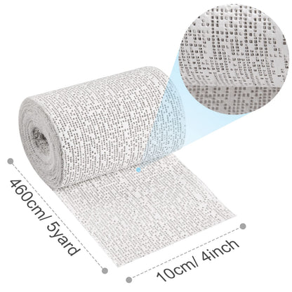 45ft - 211ft Plaster Cloth Rolls White Gauze Strips Wrap Bandages for Craft Belly Cast Mask Making Body Molds Scenery Art(4inch x 91 Feet, White)