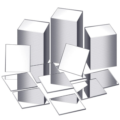 Jetec 300 Pcs Mini Size Square Mirror Tiles Adhesive Small Square Craft Mirror Tiles for Crafts and DIY Projects Supplies (1 Inch)