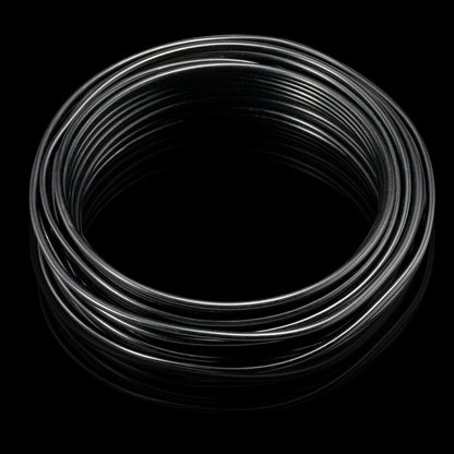 KSVZS Aluminum Wire Black 9 Gauge 3.0 mm 32.8 Ft(10 M) Anodized Bendable Metal Craft Wire for DIY Floral