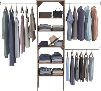 ClosetMaid SuiteSymphony Wood Closet Organizer Starter Kit