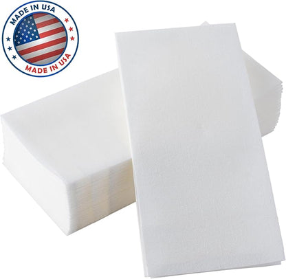 50-Pack BloominGoods Disposable Bathroom Napkins | 12" x 17" Single-Use Classic