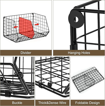 6 Tier Extra Large Hanging Storage Organizer, Hanging Closet Shelves